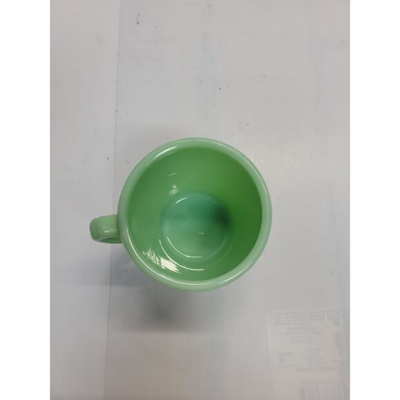 Vintage Mug Jadeite, Fire King Green, D Handle, Coffee Cup 40s - Picture 4 of 4